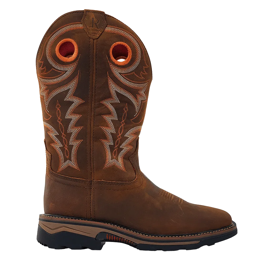 'R. Watson' Men's 12 Western EH SR Steel Toe - Hazel Bay