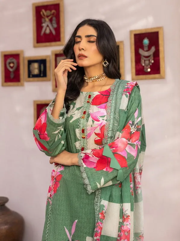 Rang e Noor by Humdum Digital Printed Lawn Unstitched 3Pc Suit REN-11