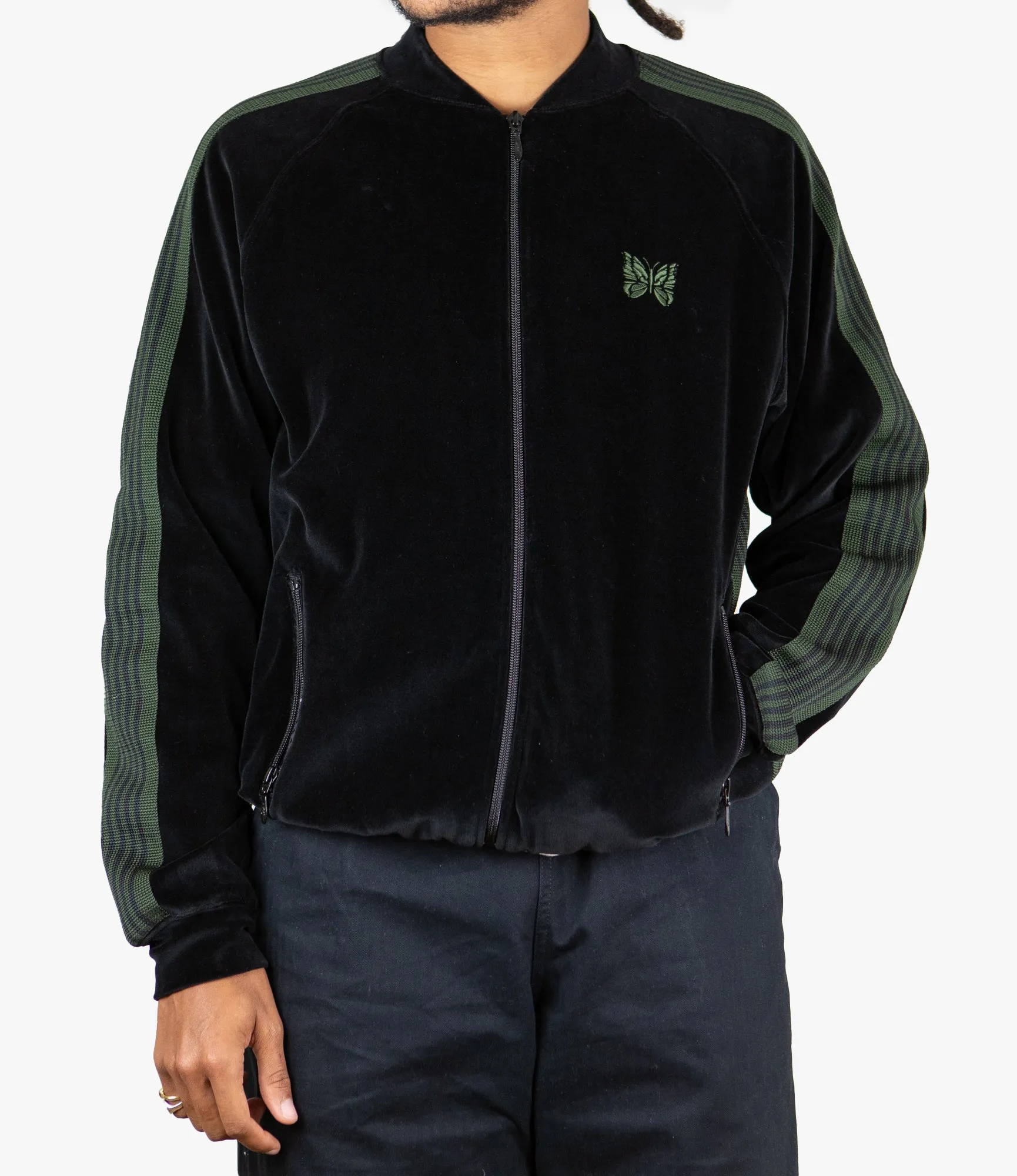 RC Track Jacket – Black Velour