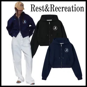 Rest & Recreation  |Long Sleeves Logo Hoodies & Sweatshirts