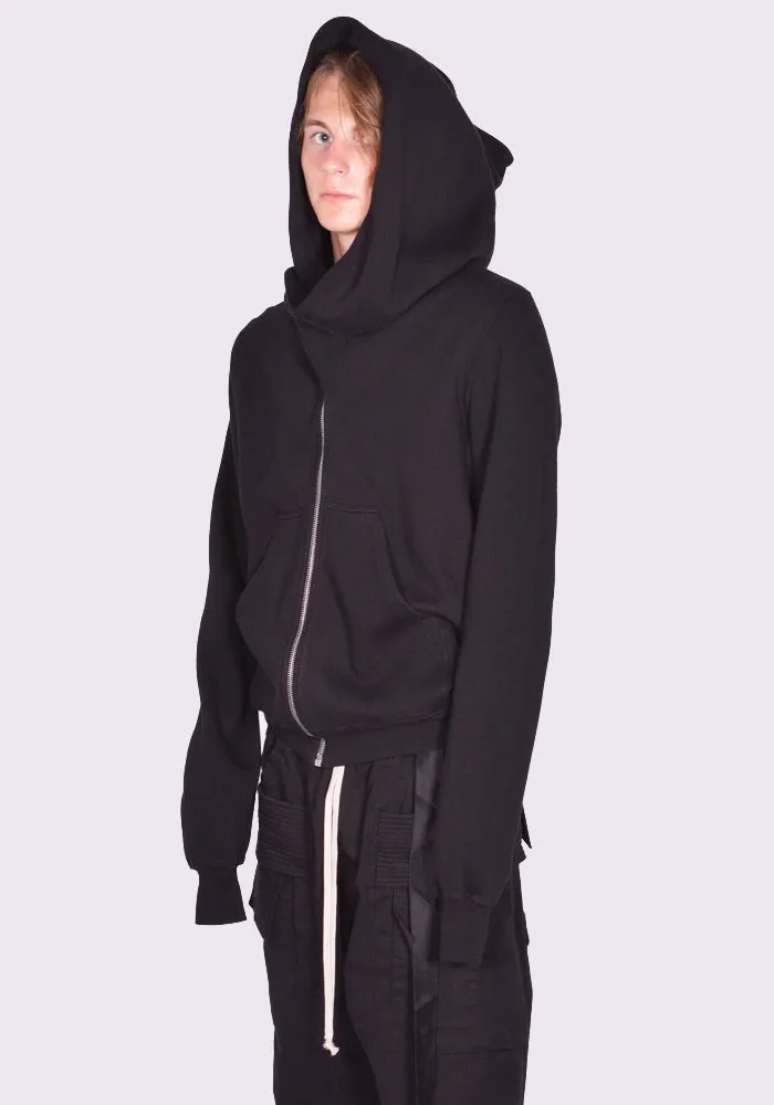 RICK OWENS DRKSHDW DU02D2286 F MOUNTAIN ZIP SWEAT HOODIE BLACK (New Season FW24)