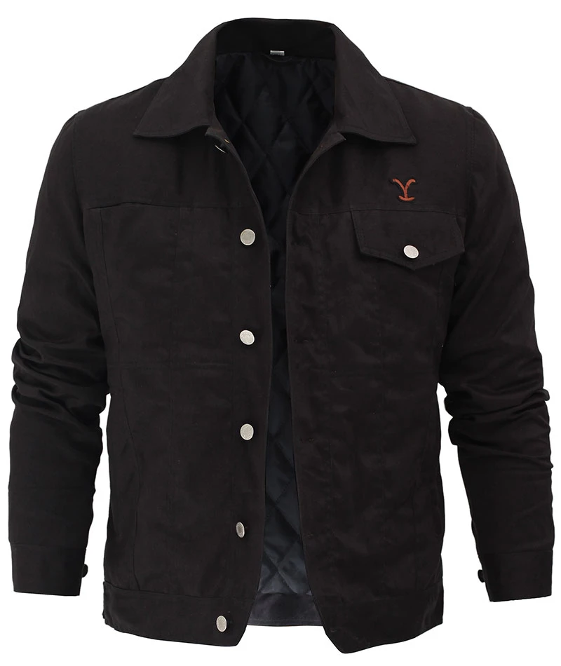 RIP Black Men's Trucker Cotton Jacket 