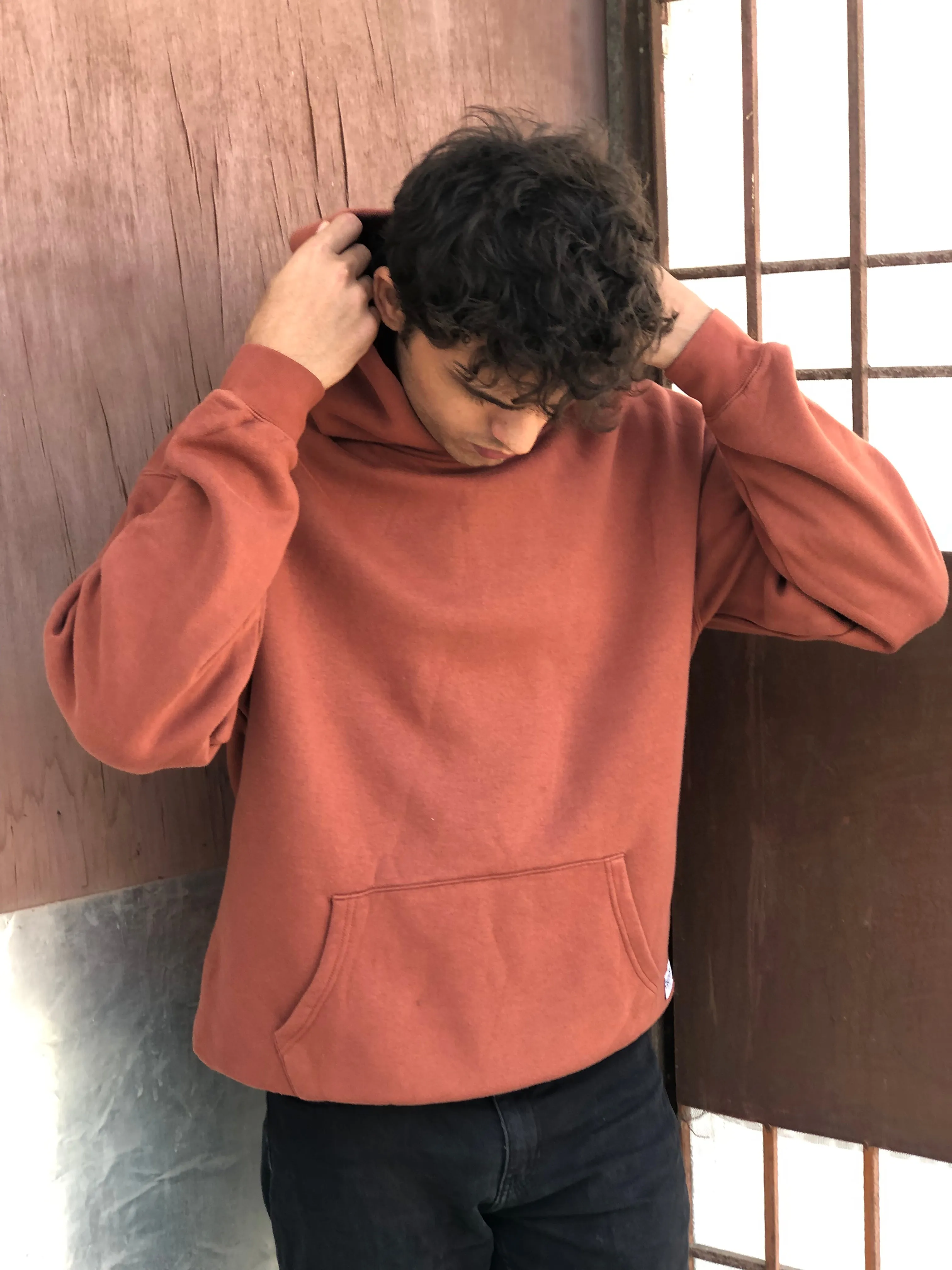 Rust Oversized Hoodie