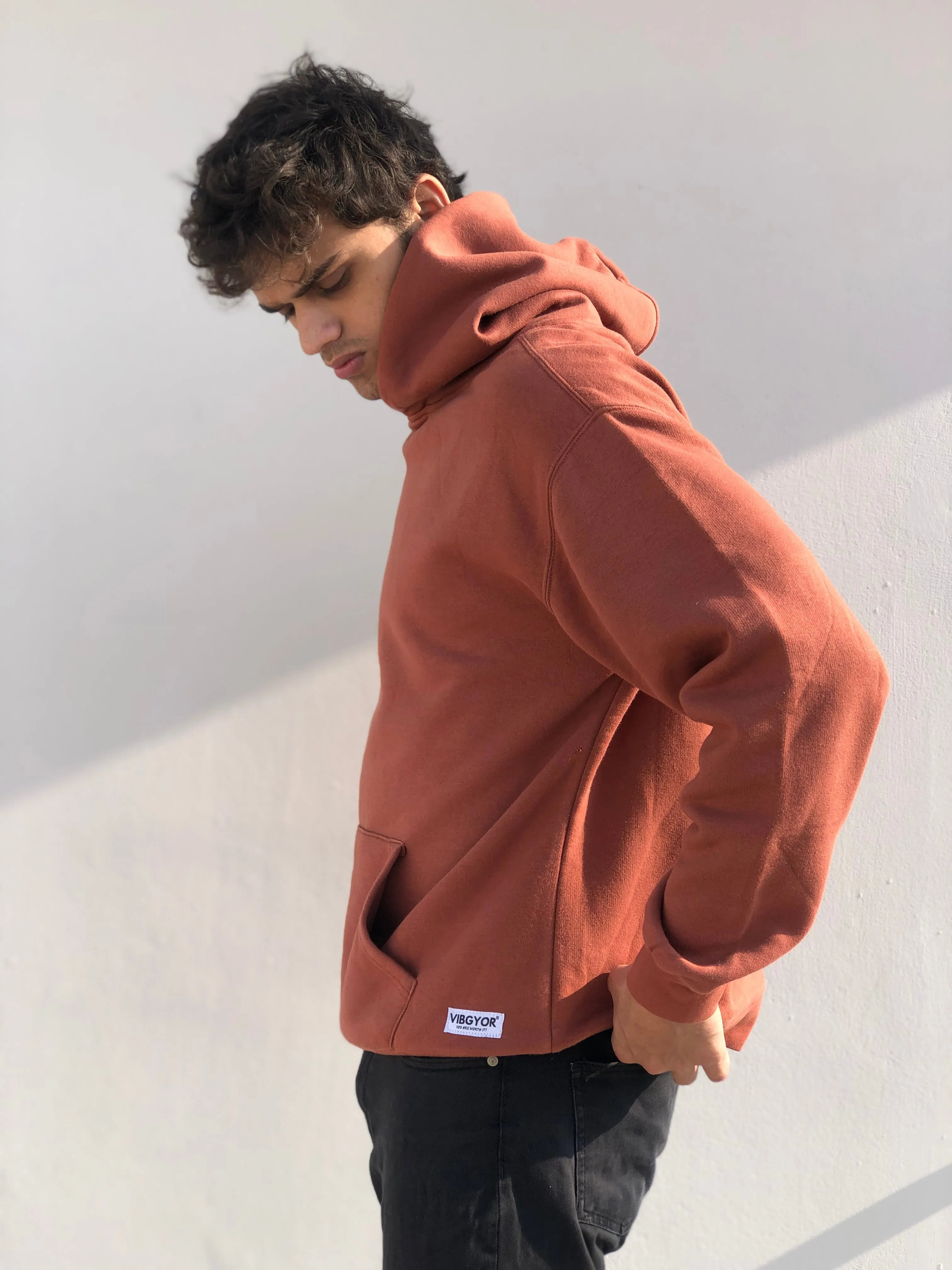 Rust Oversized Hoodie