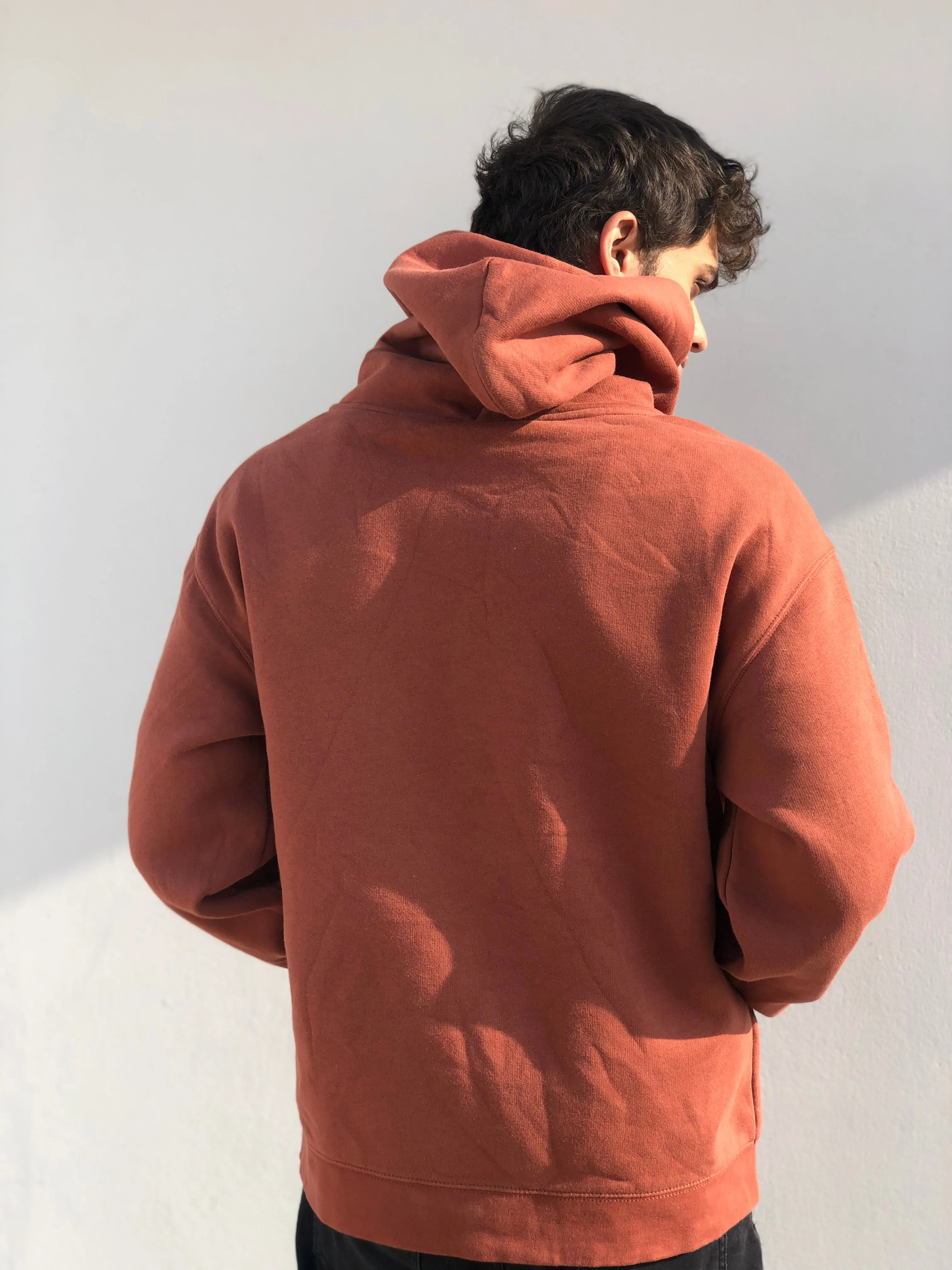 Rust Oversized Hoodie