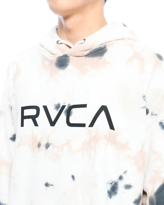 RVCA  |Long Sleeves Plain Logo Hoodies