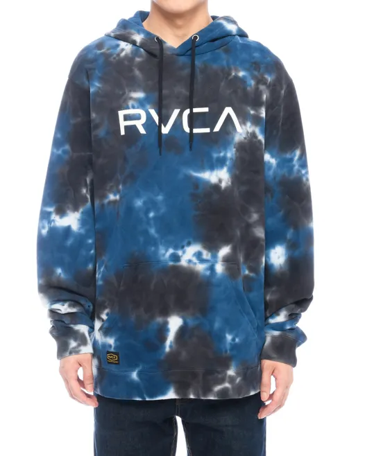 RVCA  |Long Sleeves Plain Logo Hoodies