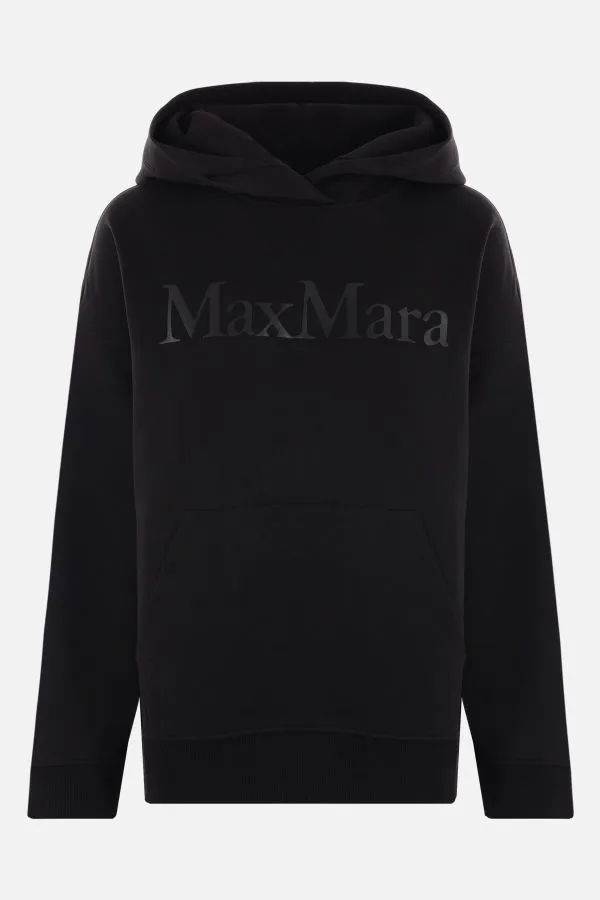 S Max Mara  |Plain Cotton Logo Hoodies & Sweatshirts