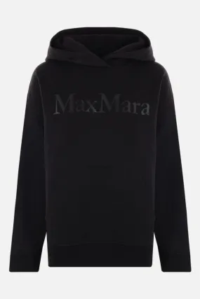 S Max Mara  |Plain Cotton Logo Hoodies & Sweatshirts