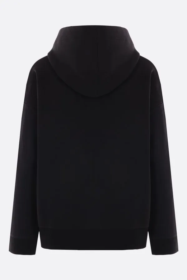 S Max Mara  |Plain Cotton Logo Hoodies & Sweatshirts