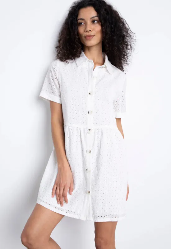 Sanctuary - Heirloom Shirt Dress White