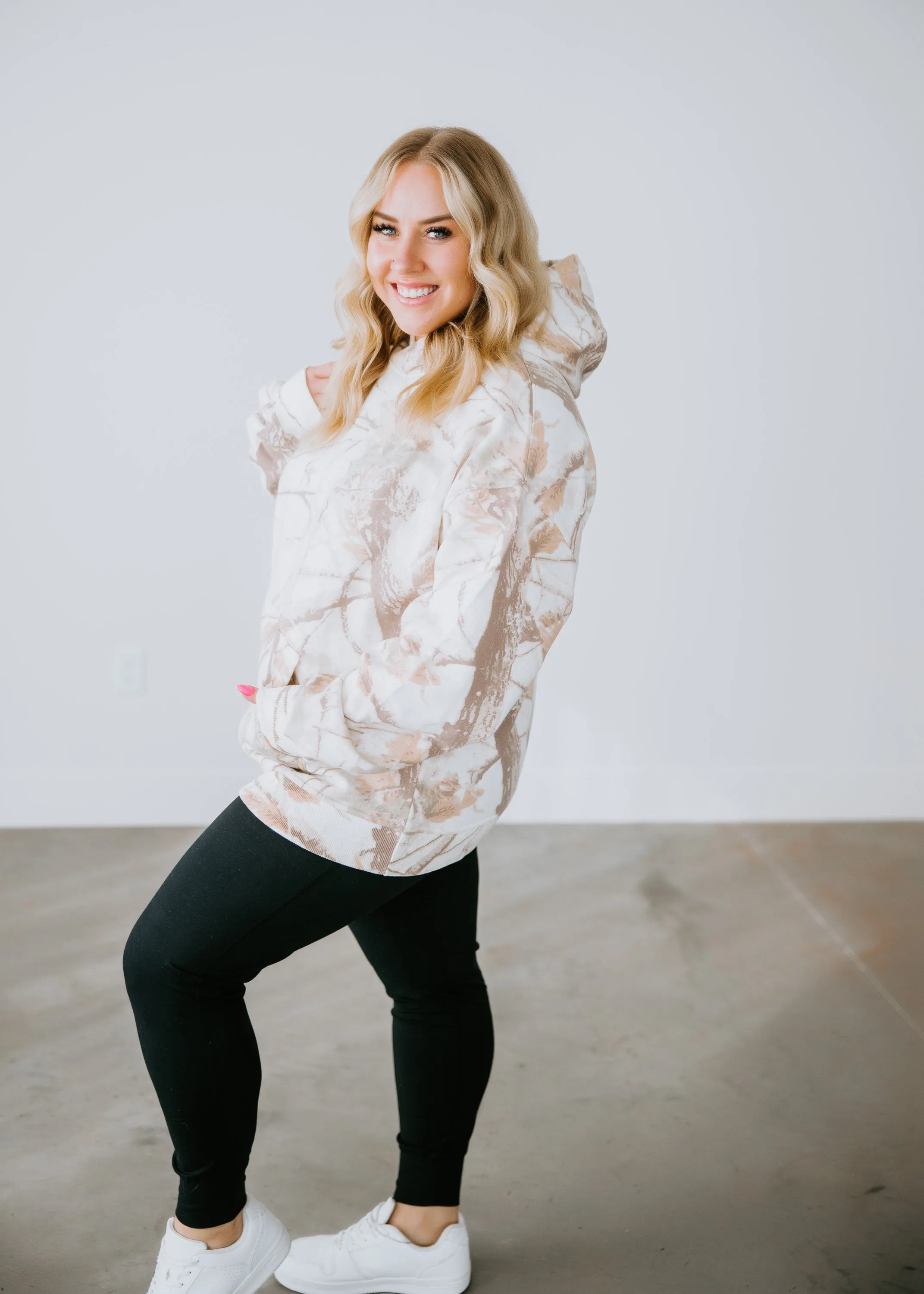 Sand Dune Camo Hoodie by Lily & Lottie