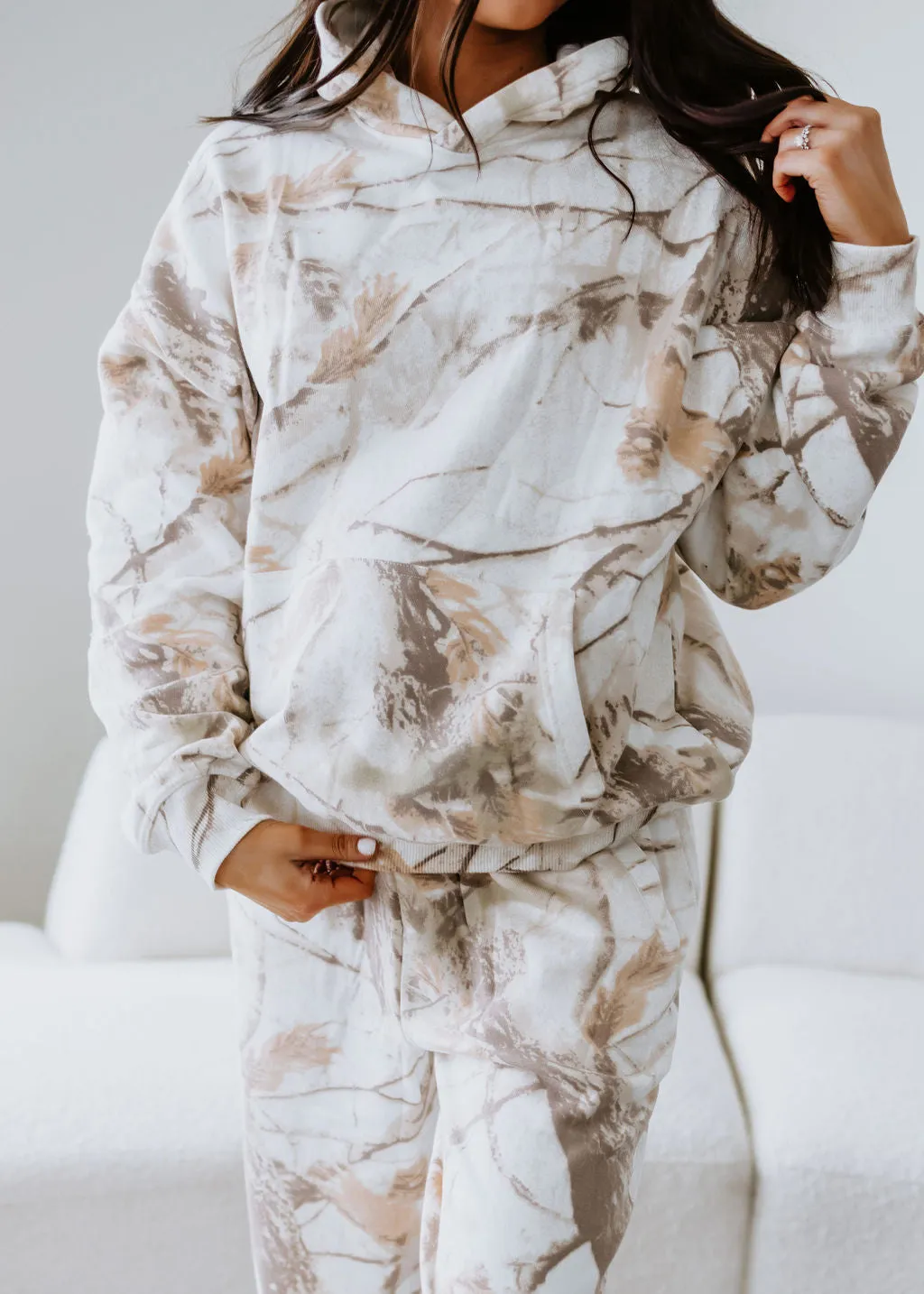 Sand Dune Camo Hoodie by Lily & Lottie