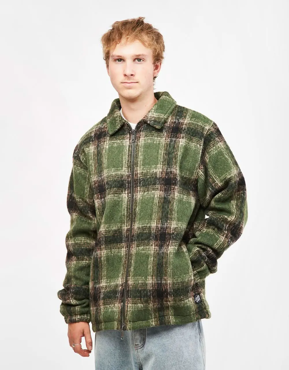 Santa Cruz Hideout Jacket - Green Check