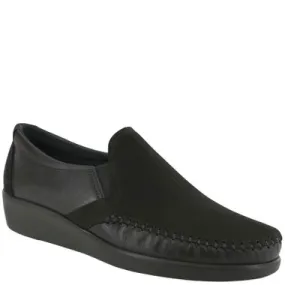 SAS DREAM Slip On Loafers Charcoal Black