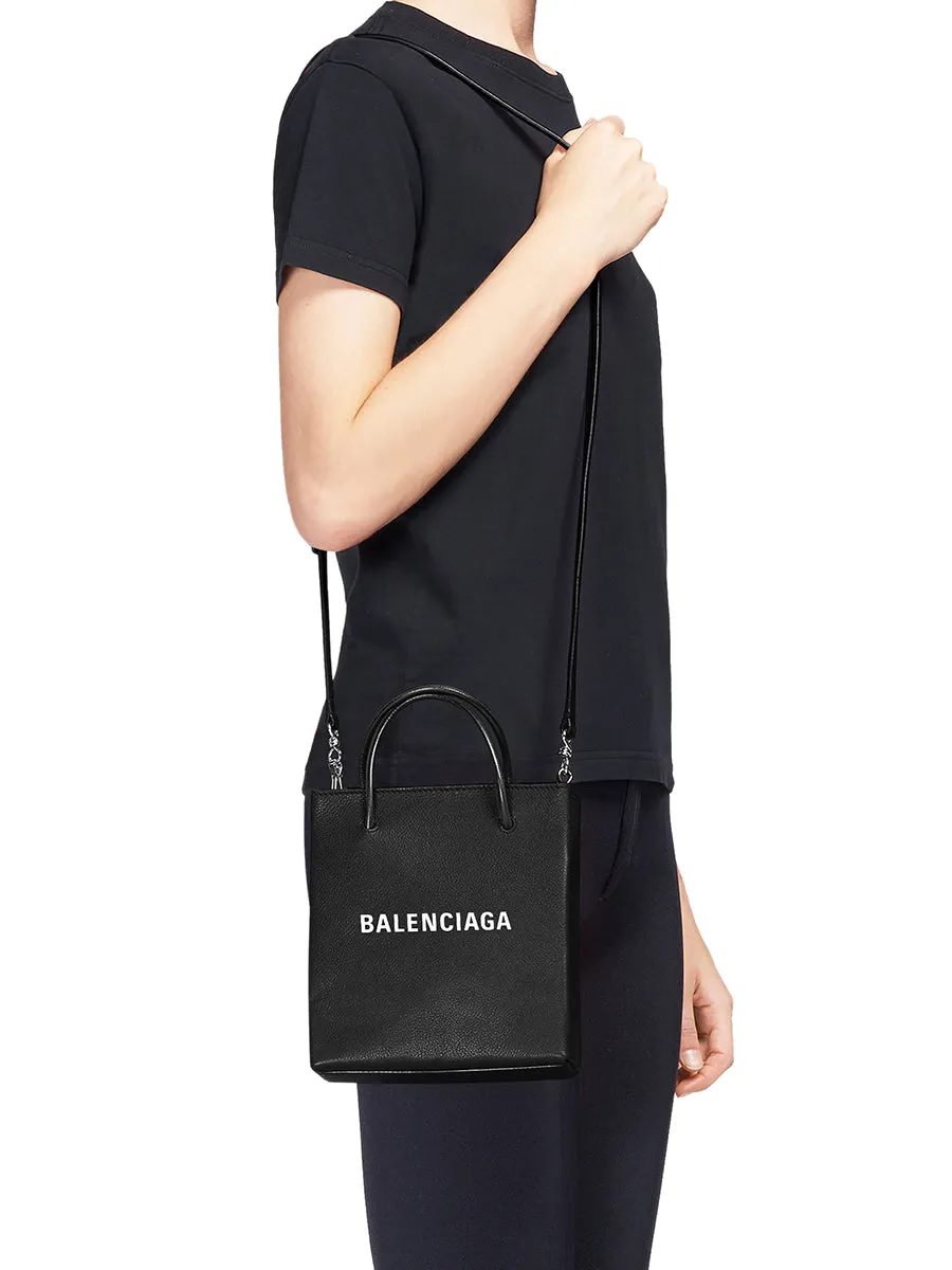 Shopping XXS North South Tote Bag in Black