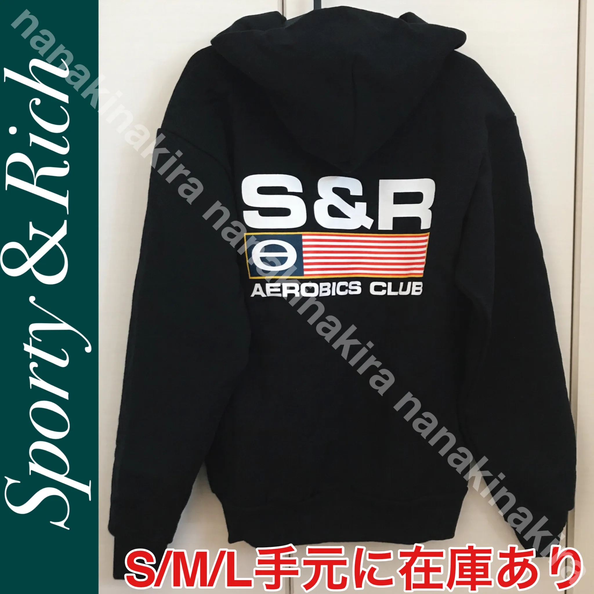 Sporty & Rich  |Unisex Street Style Logo Hoodies & Sweatshirts