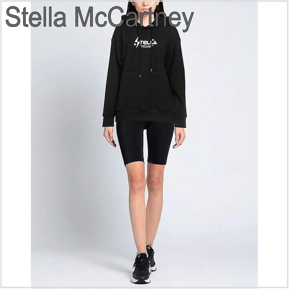 Stella McCartney  |Long Sleeves Cotton Logo Hoodies & Sweatshirts