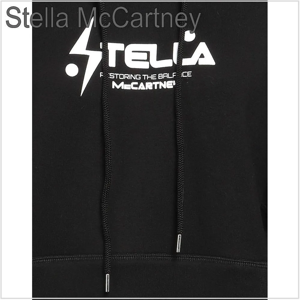 Stella McCartney  |Long Sleeves Cotton Logo Hoodies & Sweatshirts