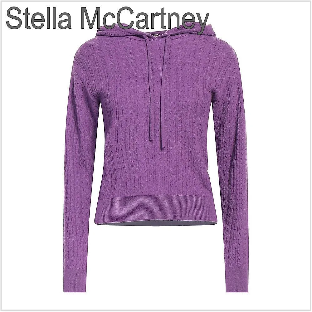 Stella McCartney  |Long Sleeves Plain Hoodies & Sweatshirts