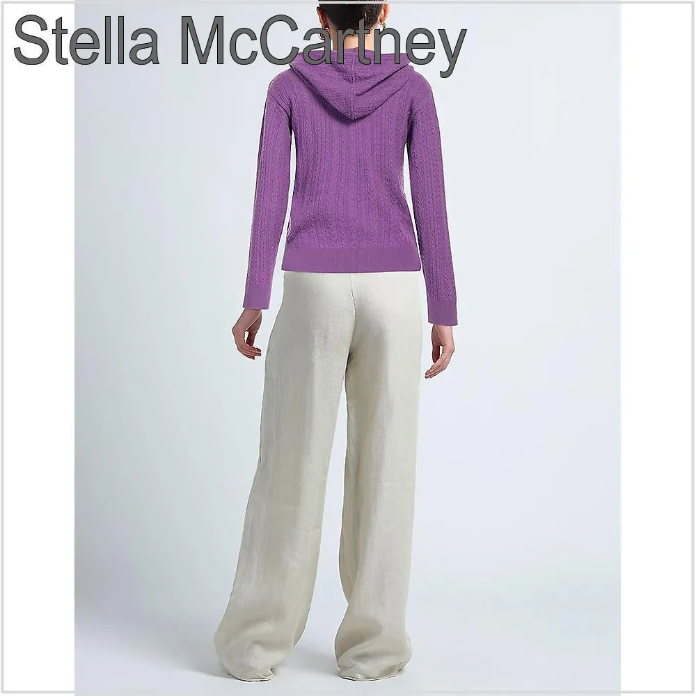 Stella McCartney  |Long Sleeves Plain Hoodies & Sweatshirts