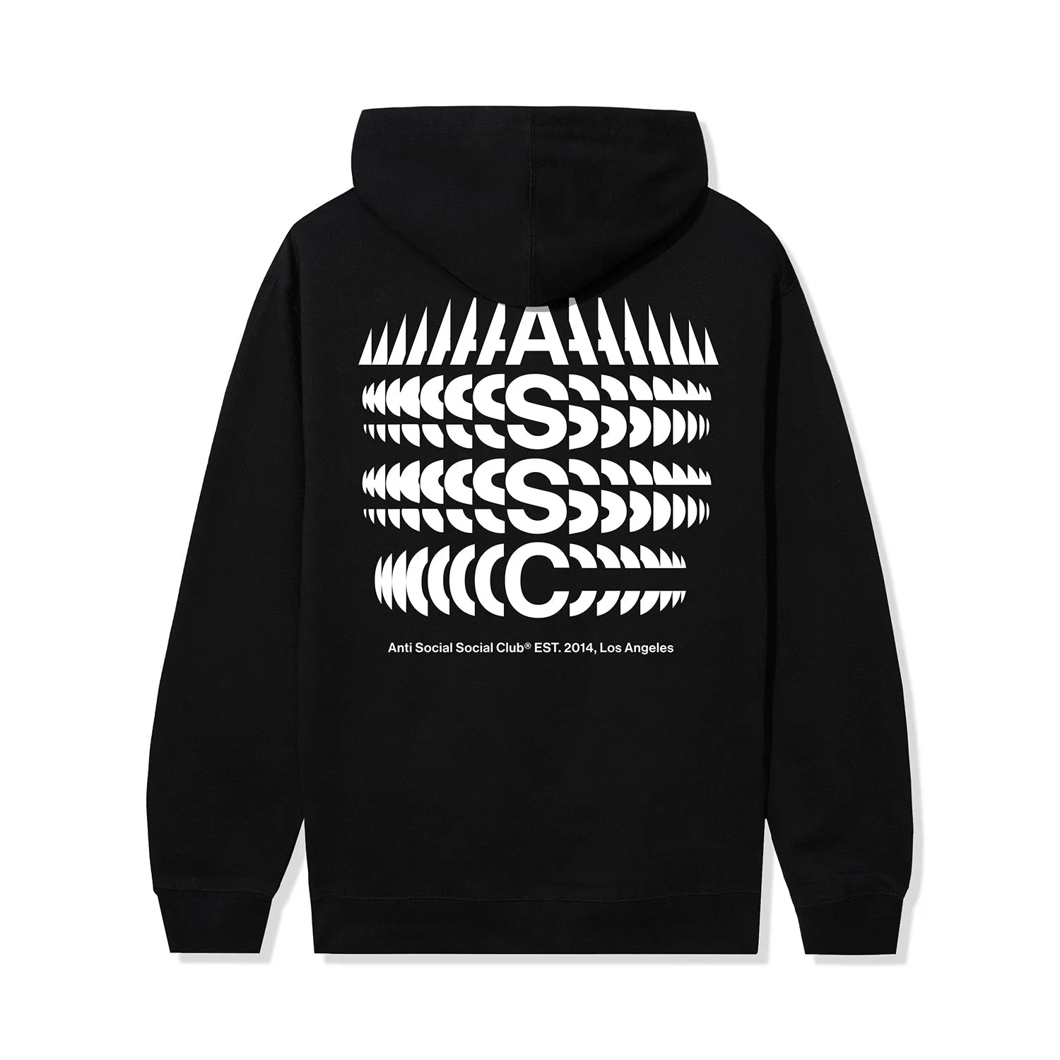 String Me Along Hoodie - Black