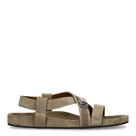 Suede Slide, Khaki