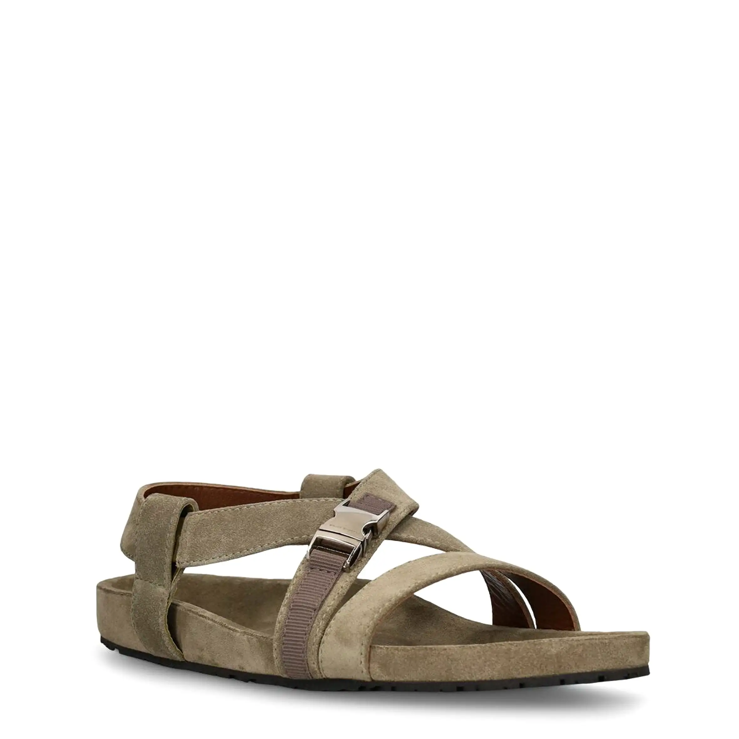 Suede Slide, Khaki