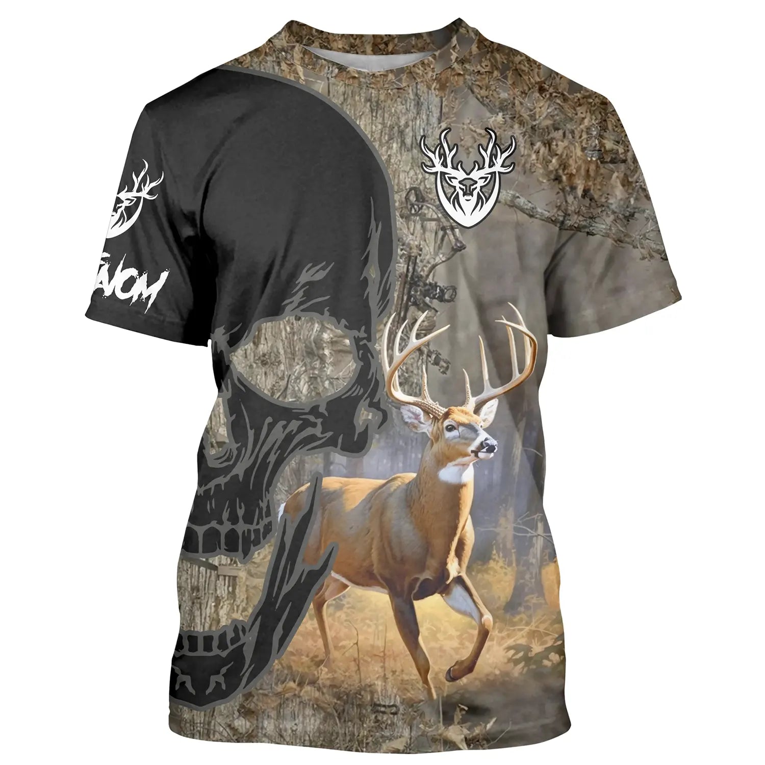 T-Shirt Camouflage Cerf - Aventure Chasse et Nature - Collection Sauvage Automne - CT22022446