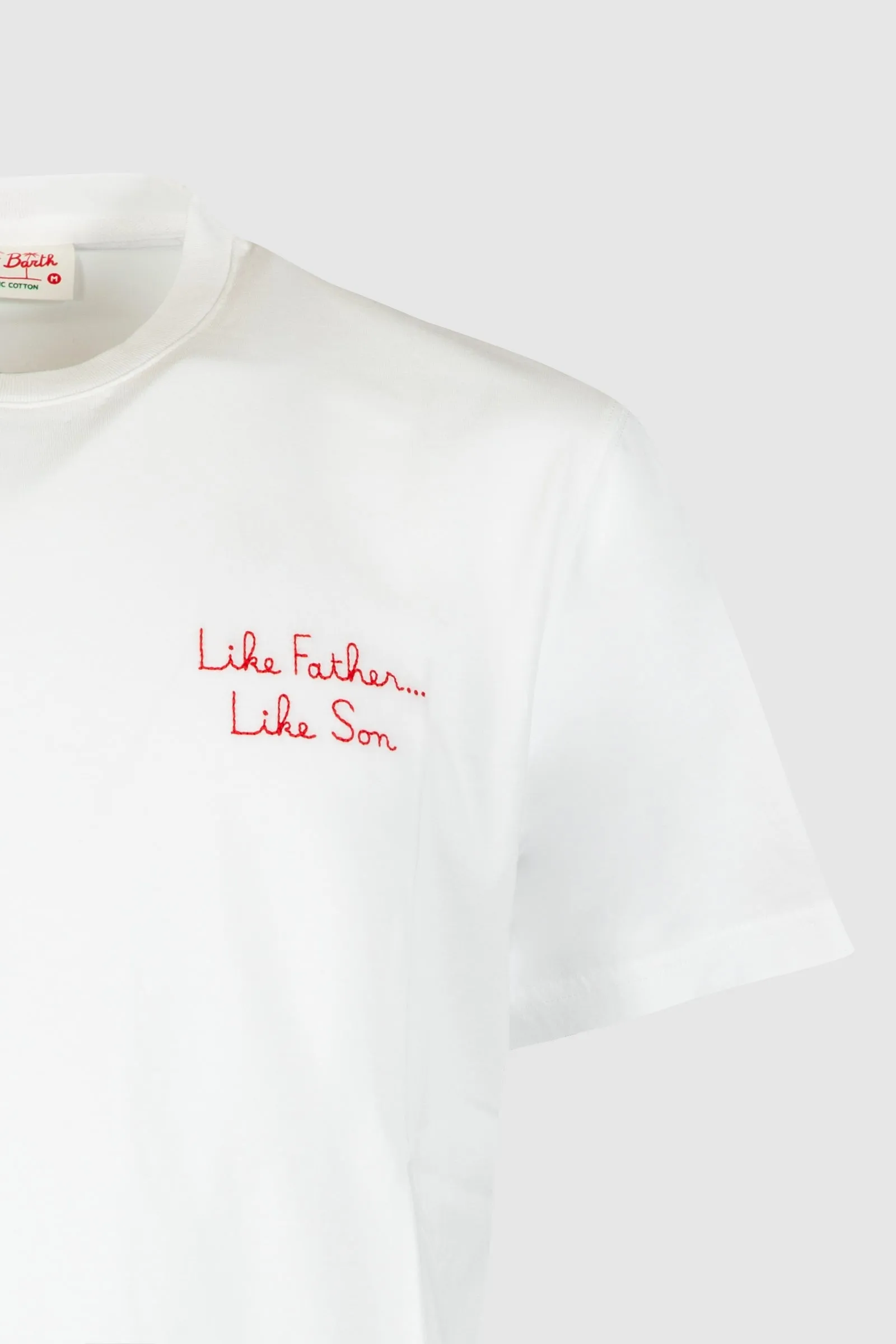 T-shirt con stampa Like father like son