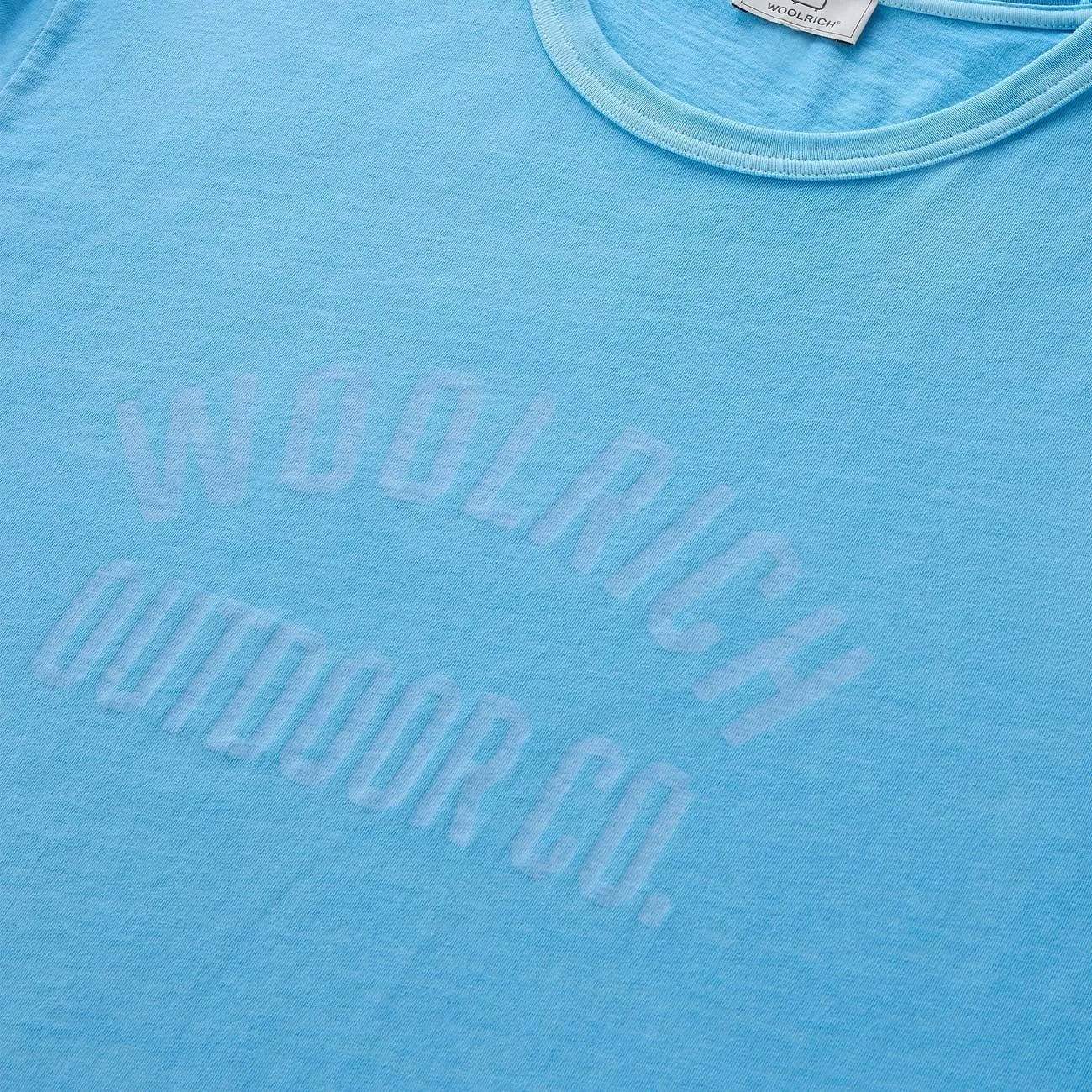 T-SHIRT LIGHT GARMENT DYED Uomo Alaskan Blue