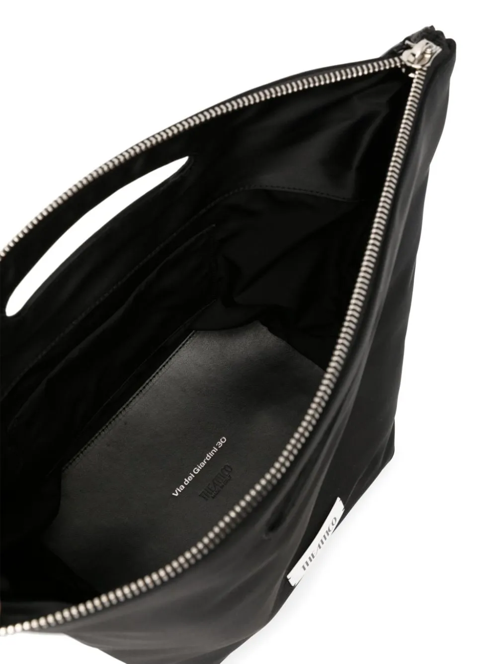 The Attico    The Attico Via Dei Giardini 30 Lux Satin Tote Bag