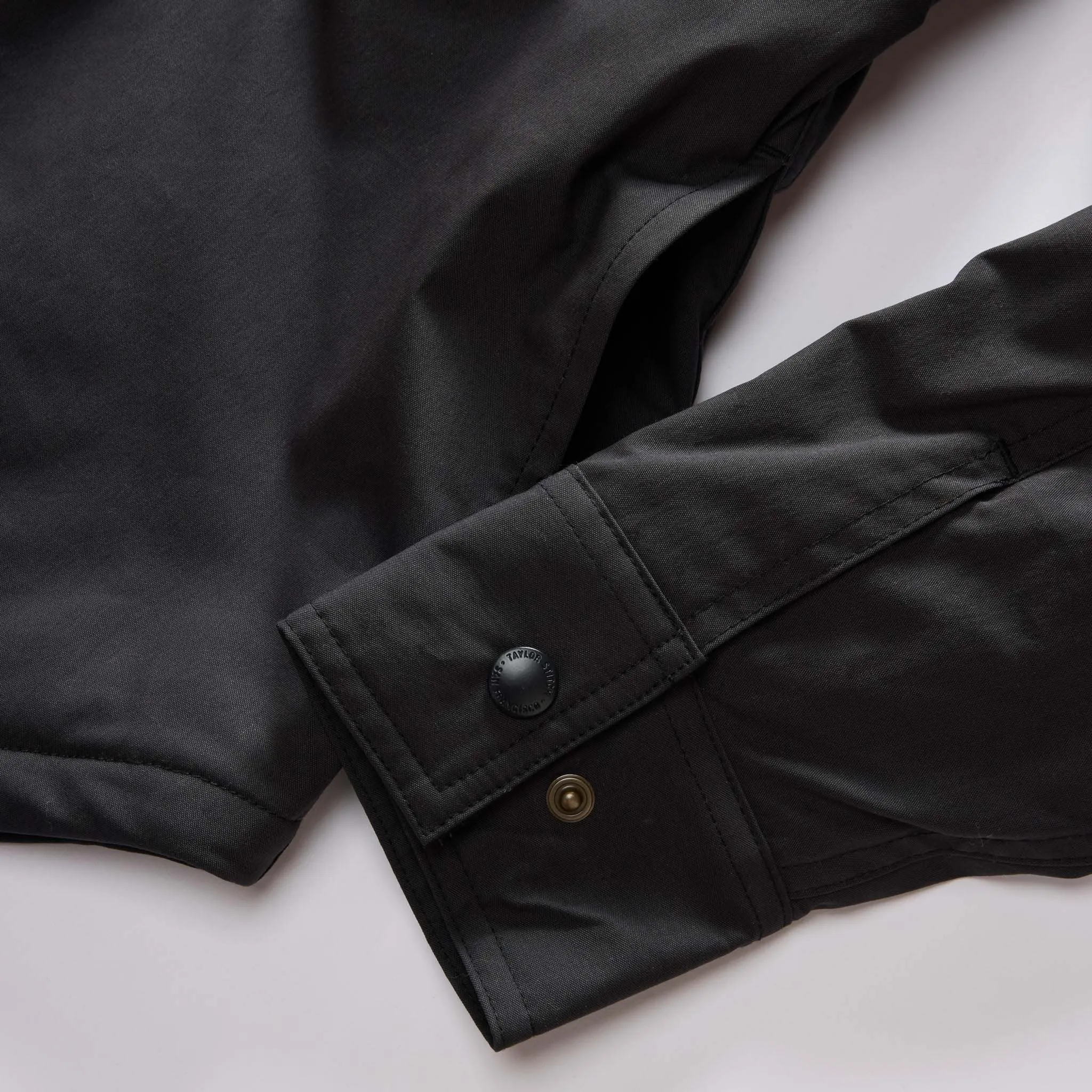 The Lined Maritime Shirt Jacket in Coal