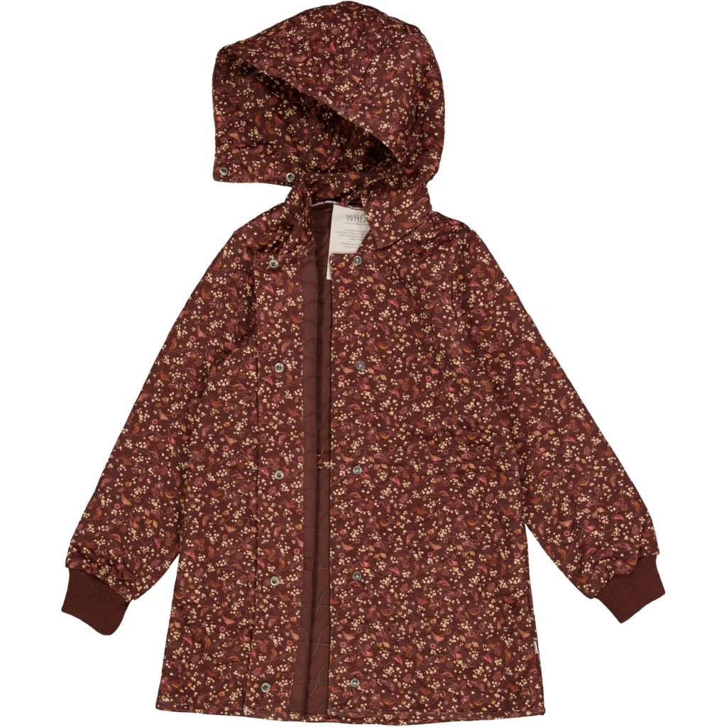 Thermo Jacket Lulu - maroon birds