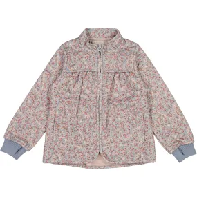 Thermo Jacket Thilde - dusty dove flowers