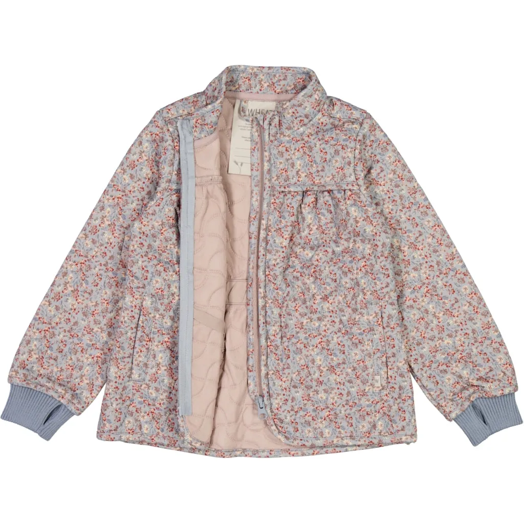 Thermo Jacket Thilde - dusty dove flowers