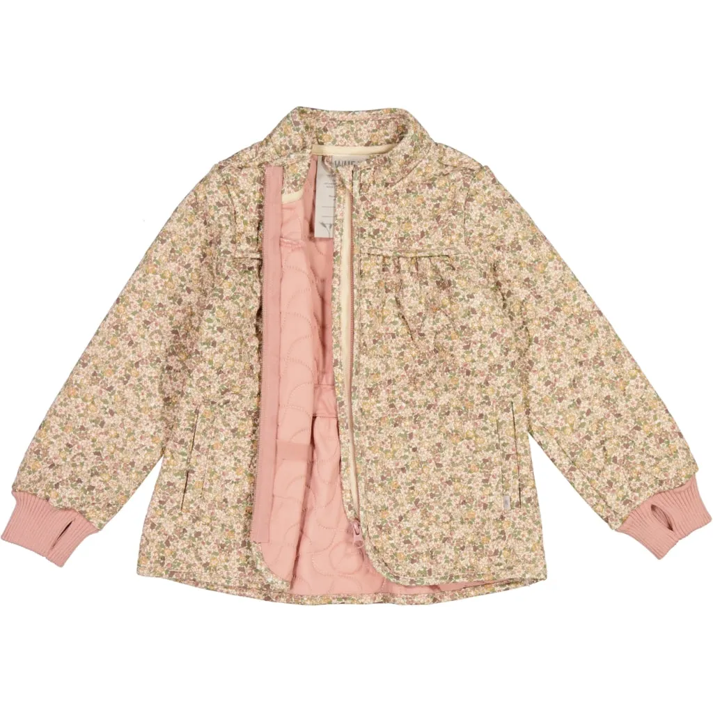 Thermo Jacket Thilde - eggshell flowers