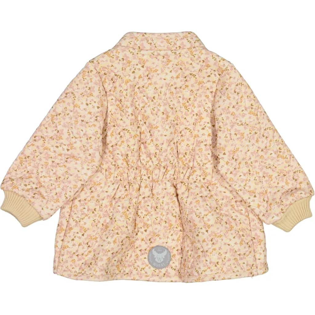 Thermo Jacket Thilde LTD - soft beige flowers