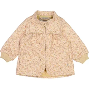 Thermo Jacket Thilde LTD - soft beige flowers