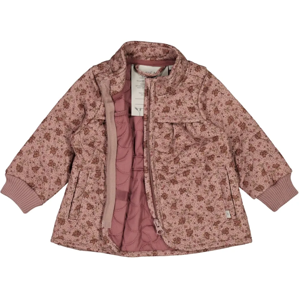 Thermo Jacket Thilde - wood rose flowers