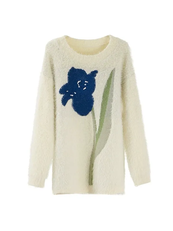 Tulip's Pearl Tears Loose Pullover Sweater