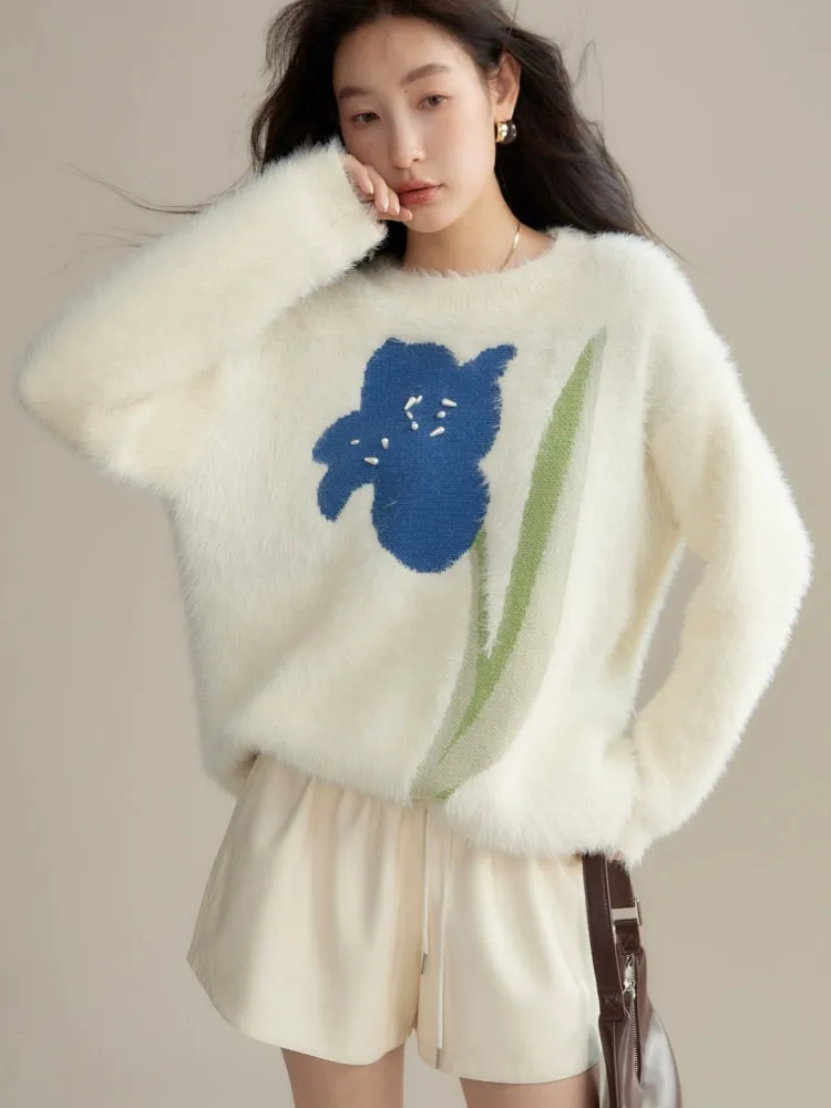 Tulip's Pearl Tears Loose Pullover Sweater