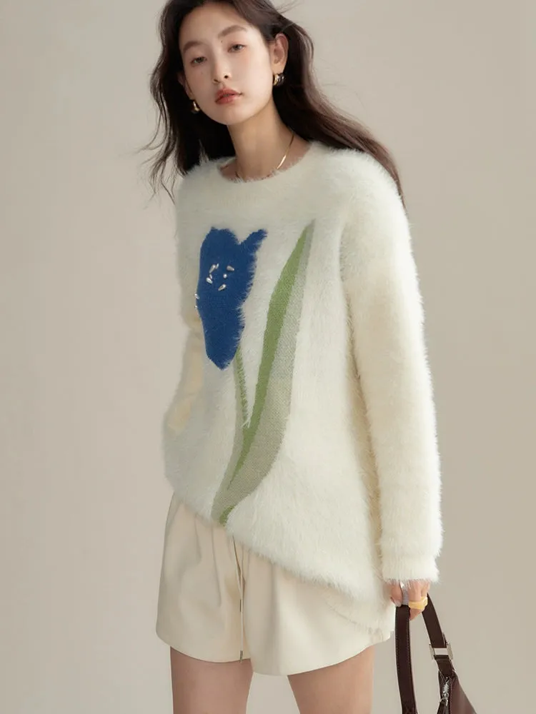 Tulip's Pearl Tears Loose Pullover Sweater