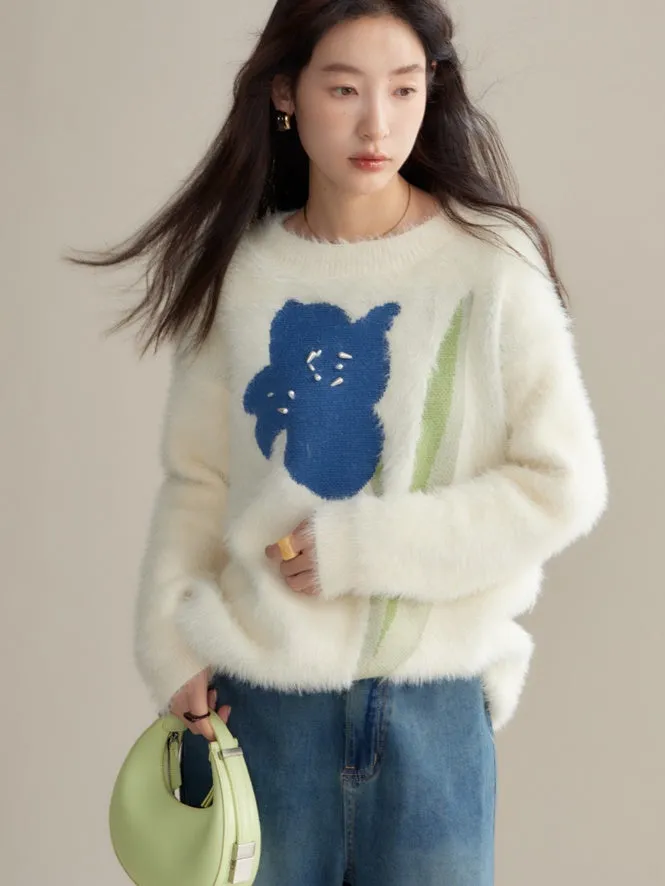 Tulip's Pearl Tears Loose Pullover Sweater