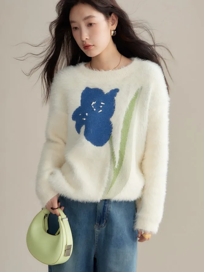 Tulip's Pearl Tears Loose Pullover Sweater