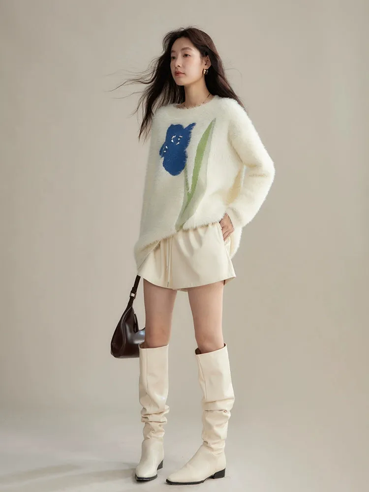 Tulip's Pearl Tears Loose Pullover Sweater