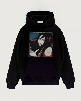 VA-SS21-072 HEX GIRL TAPESTRY HOODIE