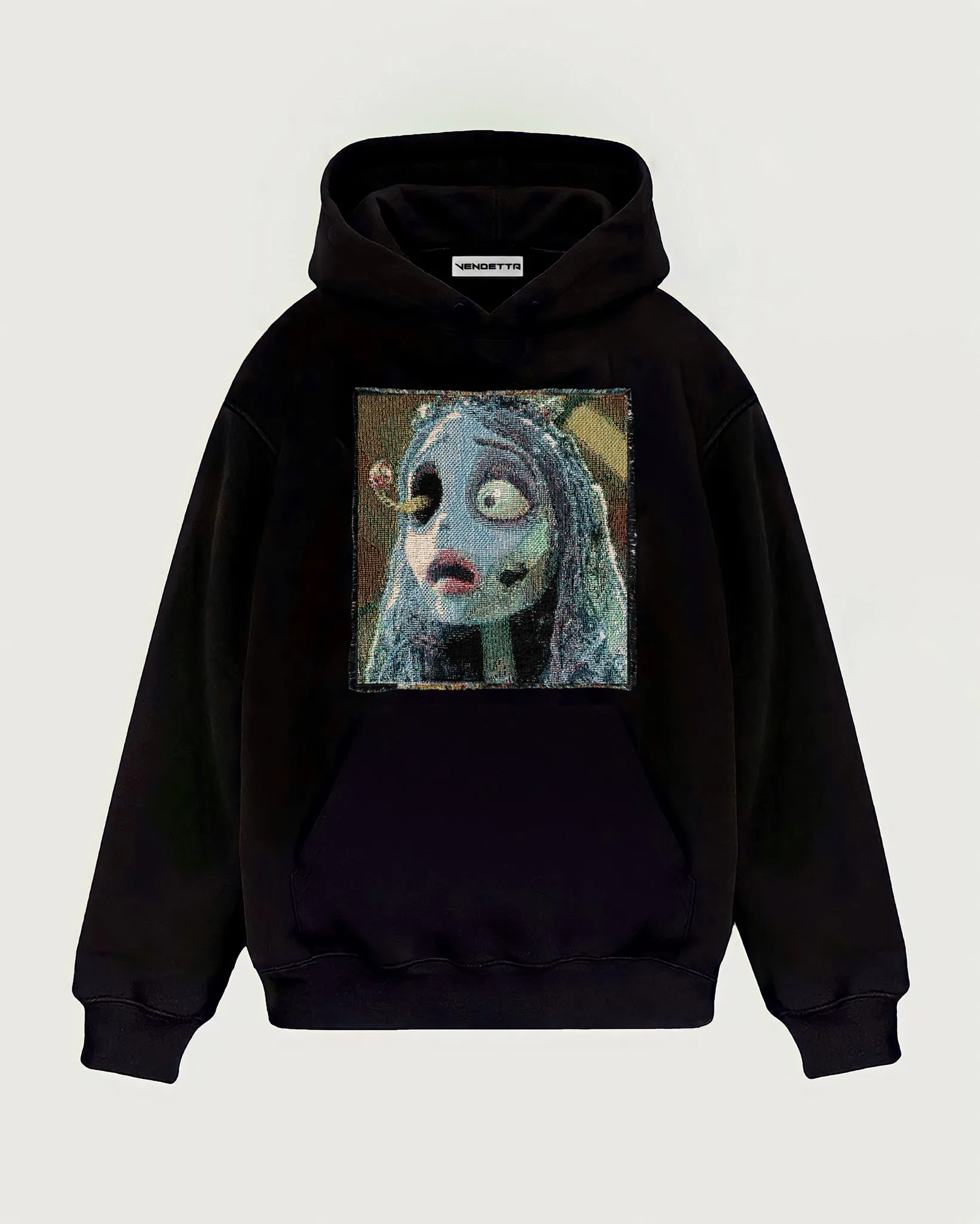 VA-SS21-075 CORPSE BRIDE TAPESTRY HOODIE