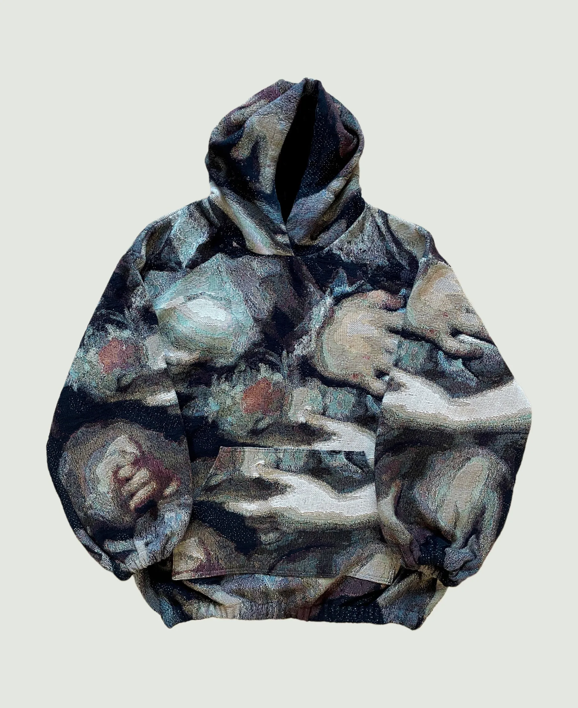 VA-SS21-146 STUDY OF HANDS FULL TAPESTRY HOODIE