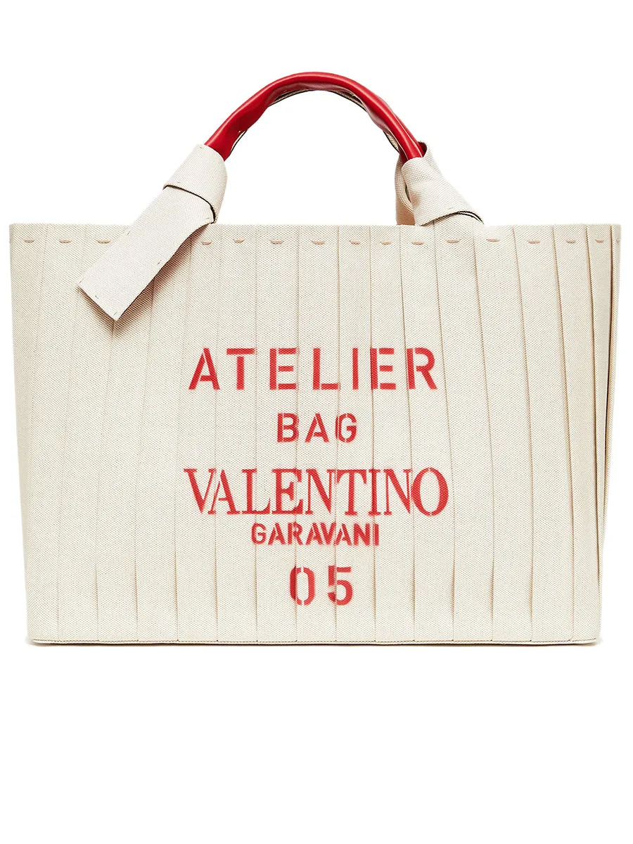 Valentino Garavani 05 Plissé Edition Atelier Tote Bag